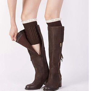 NEW Lace boot cover socks